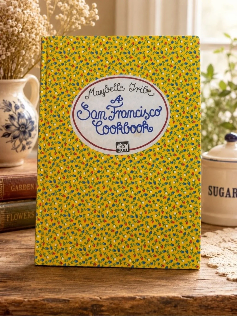 Vintage 1979 Maybelle Tribe A San Francisco Cookbook Recipe Journal West Germany